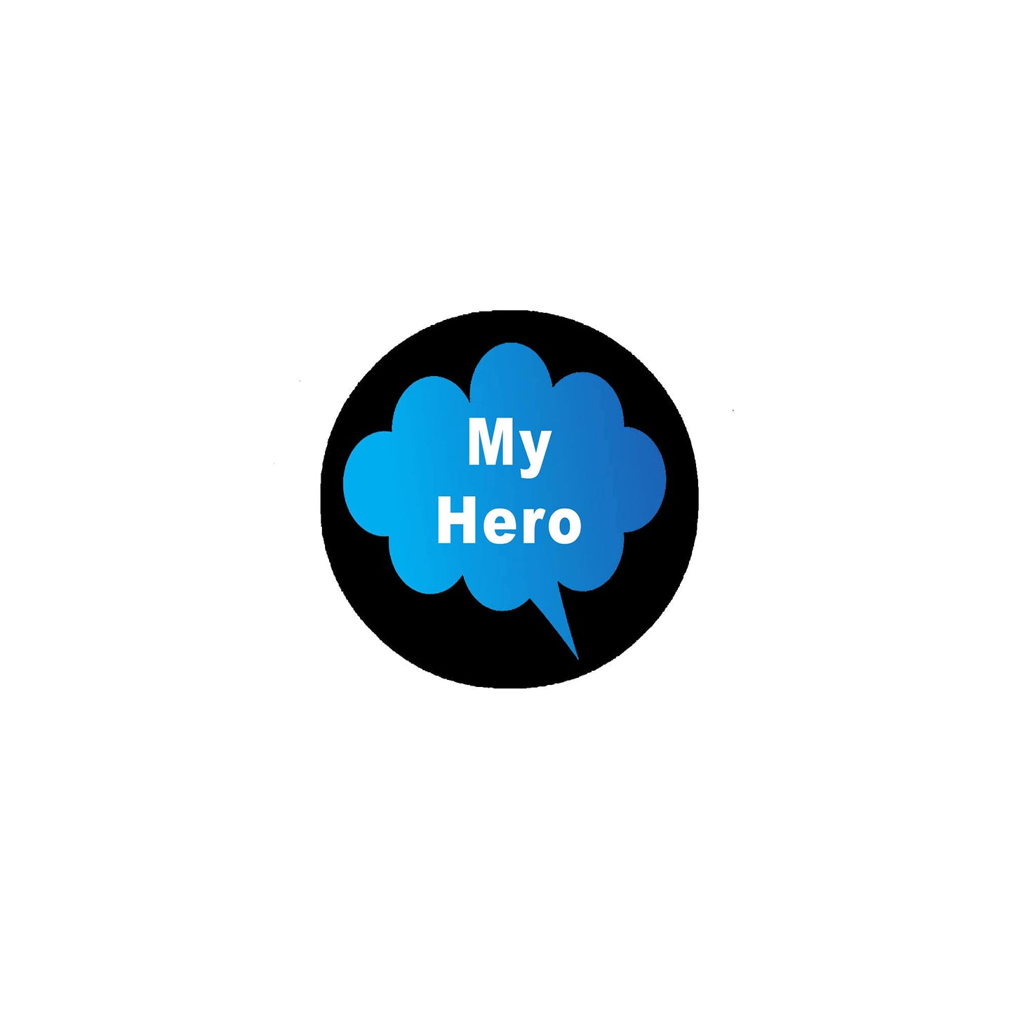 My Hero 2.25-inch Pinback Button Pin Brooch Default Title