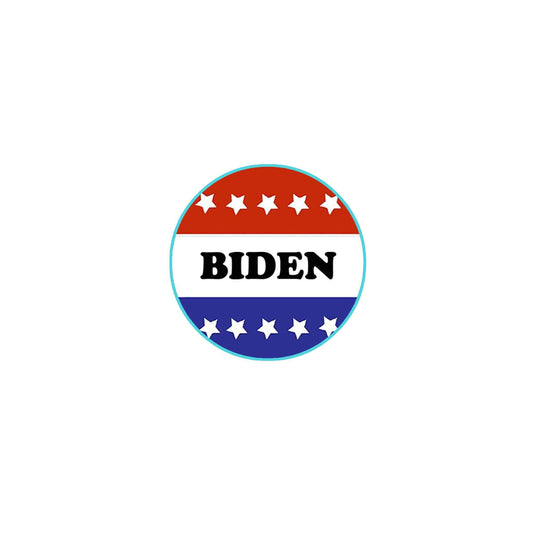 Biden Stripes Stars 2.25" Pinback for Jackets, Backpacks, etc.