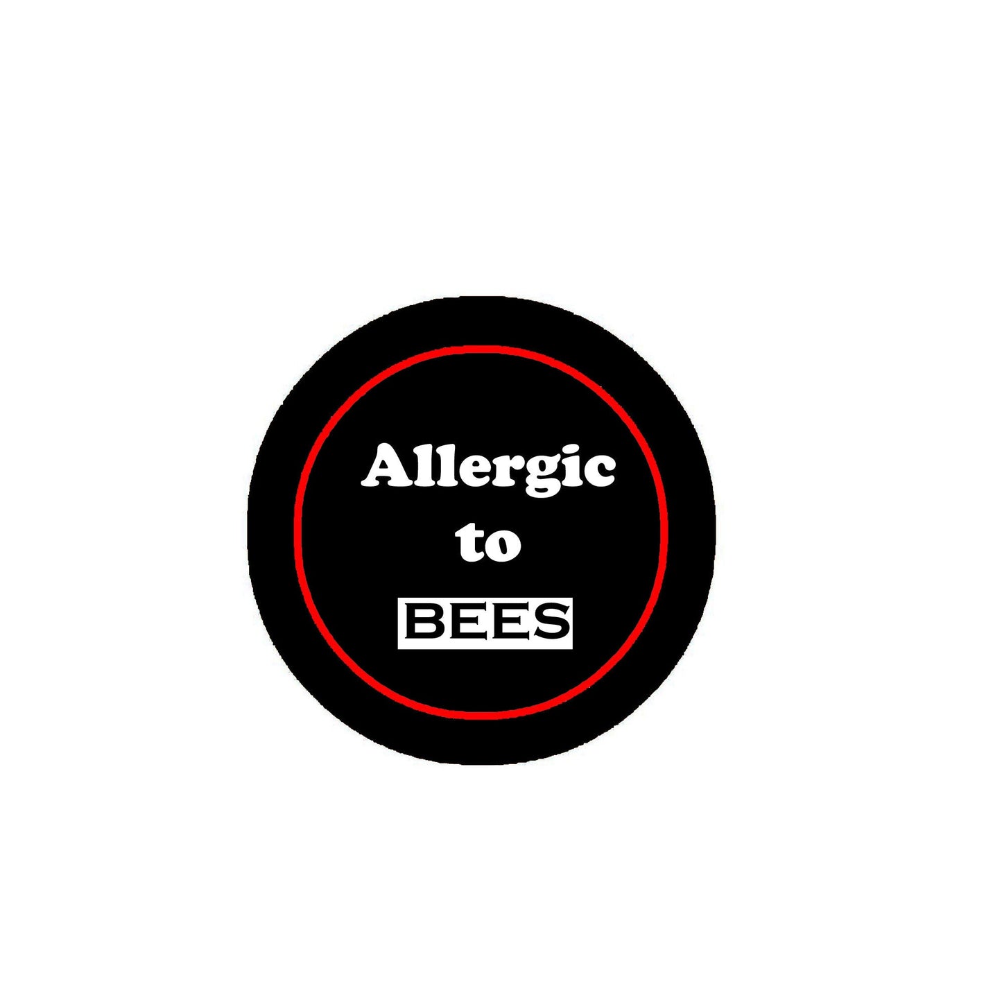 Soy alérgico a las abejas Pinback 2.25"