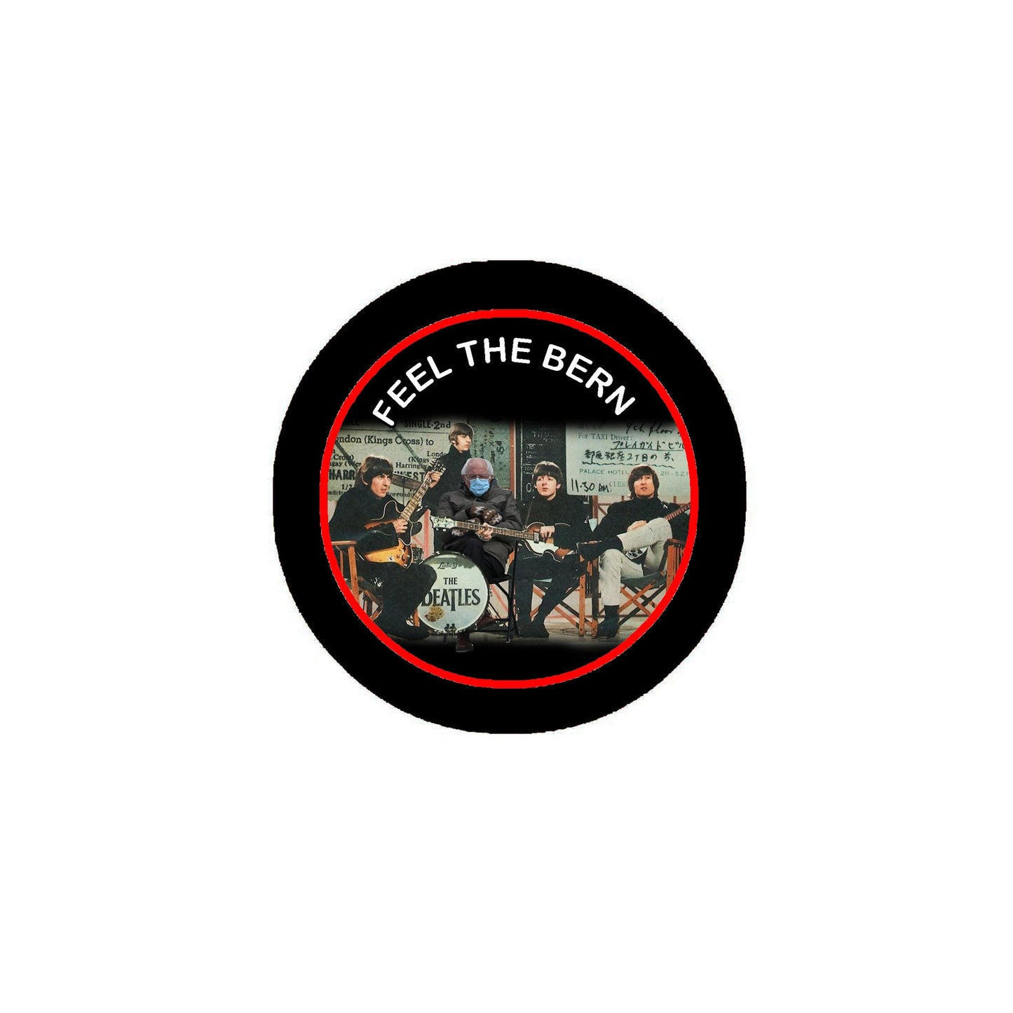 Feel the Bern Movie Pinback 2.25"
