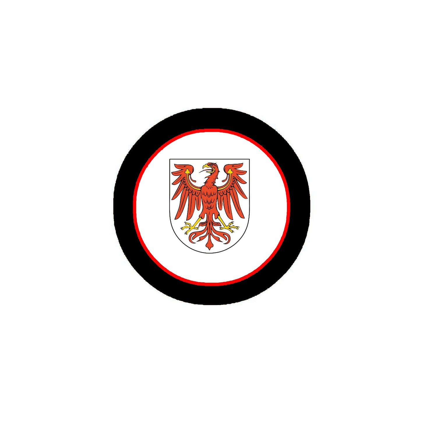 Branderburg Family Crest 3" Coat of Arms Round Magnet