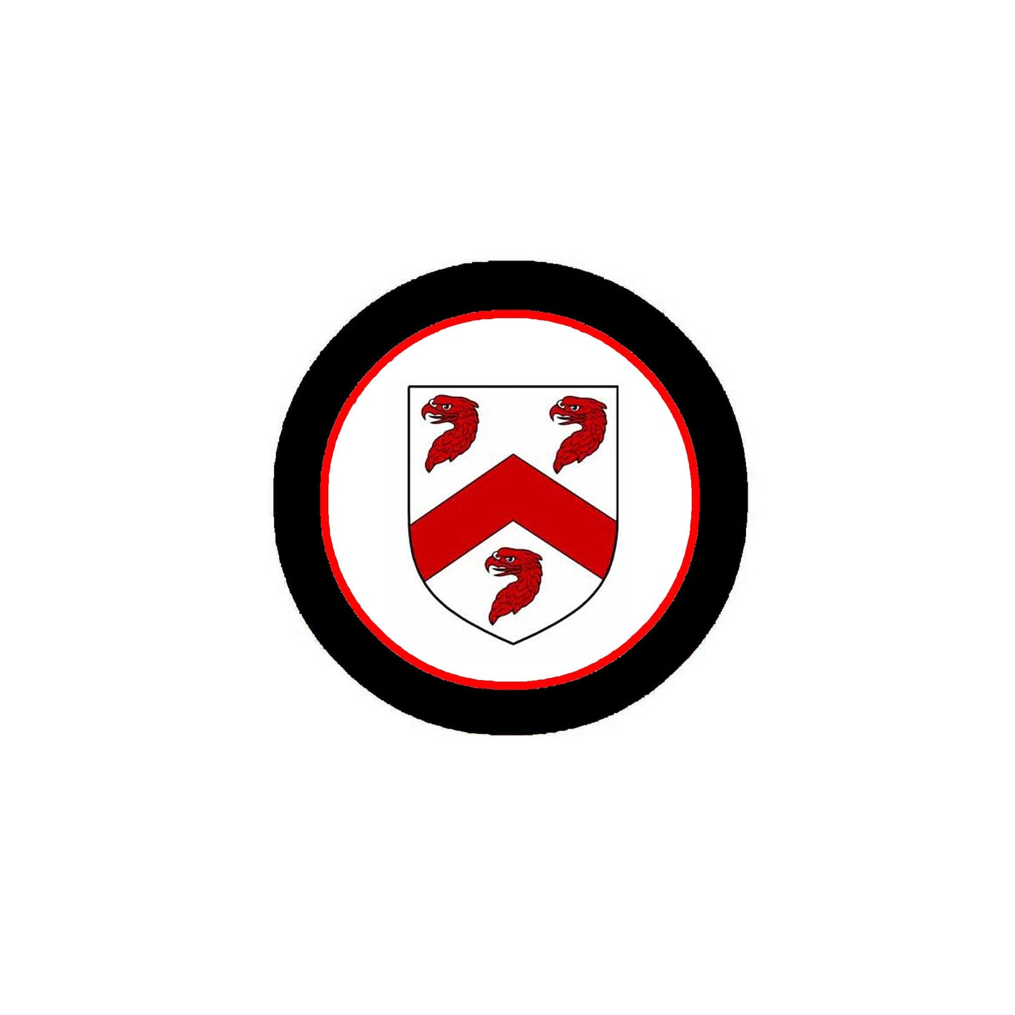 Casey Family Crest 3" Coat of Arms Round Magnet