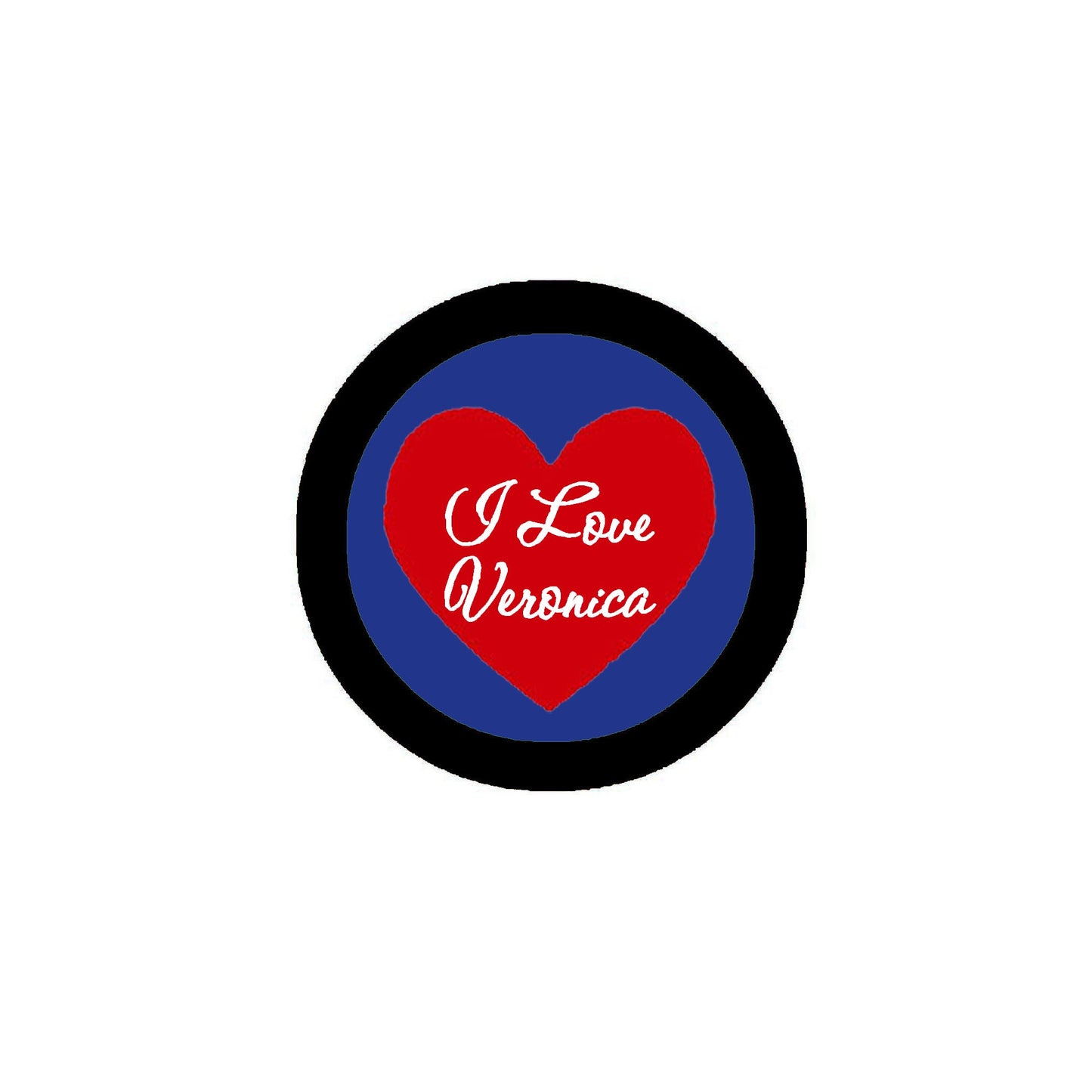 I Love Veronica Pinback 2.25"