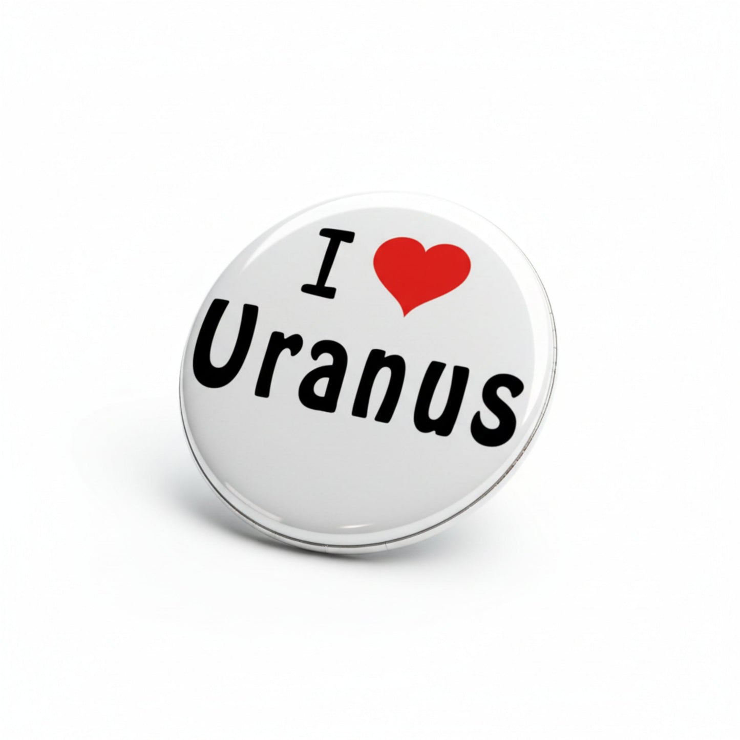 I LOVE URANUS Pinback Button 1.25-inch Pin NASA Planet Space Default Title