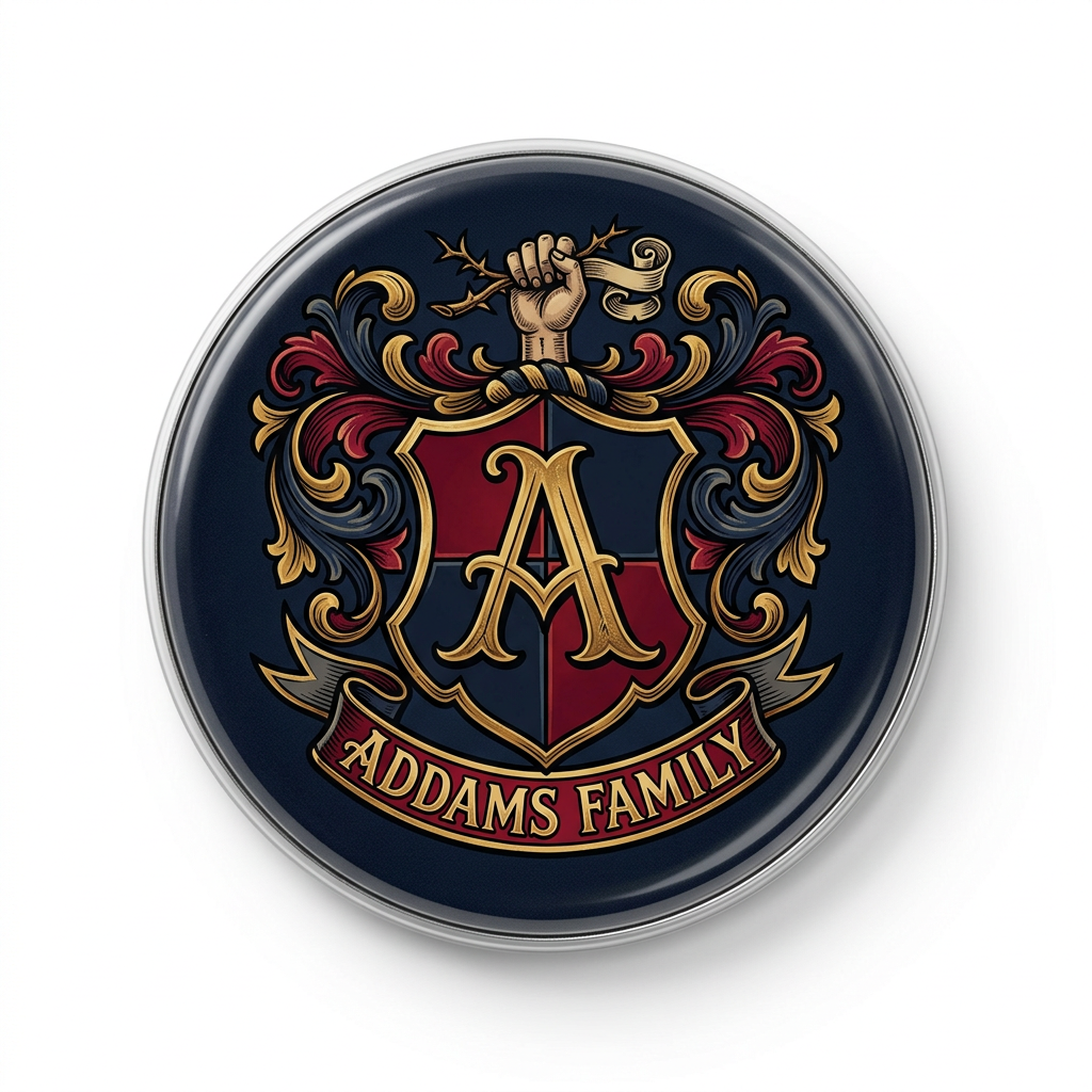 Adams Family Crest Coat Arms Magnet 3-inch