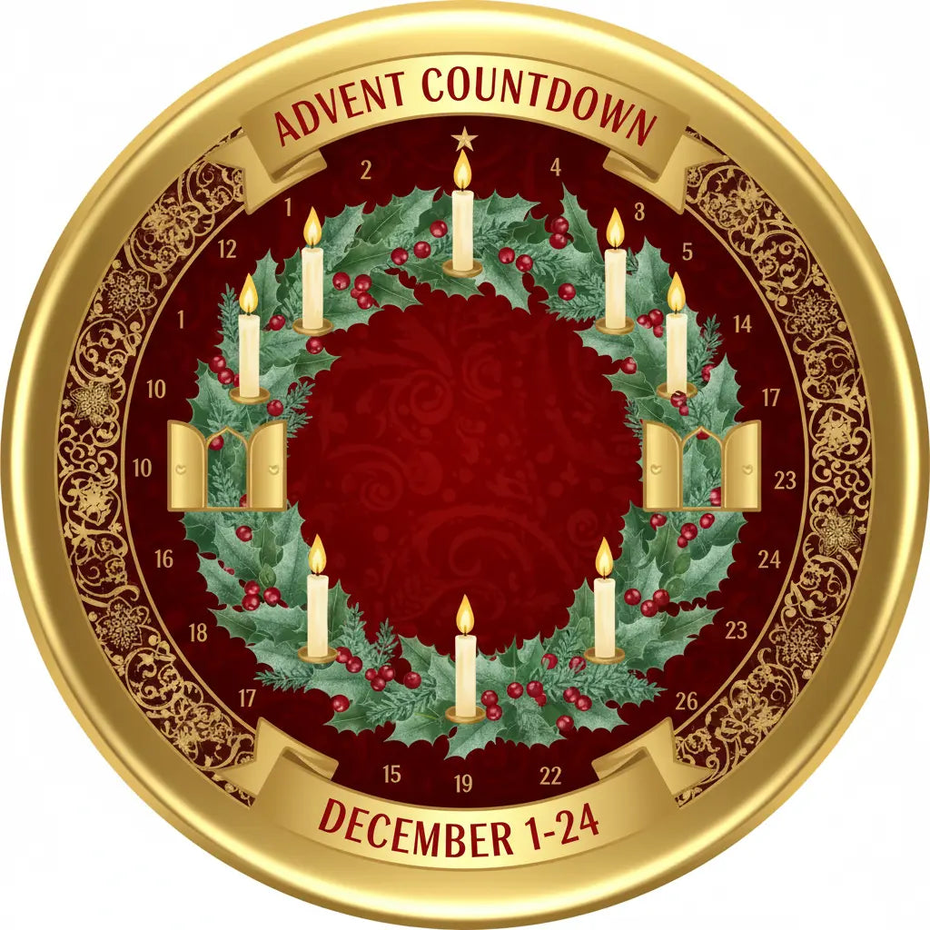 Advent (December 1-24) Pinback 2.25-inch