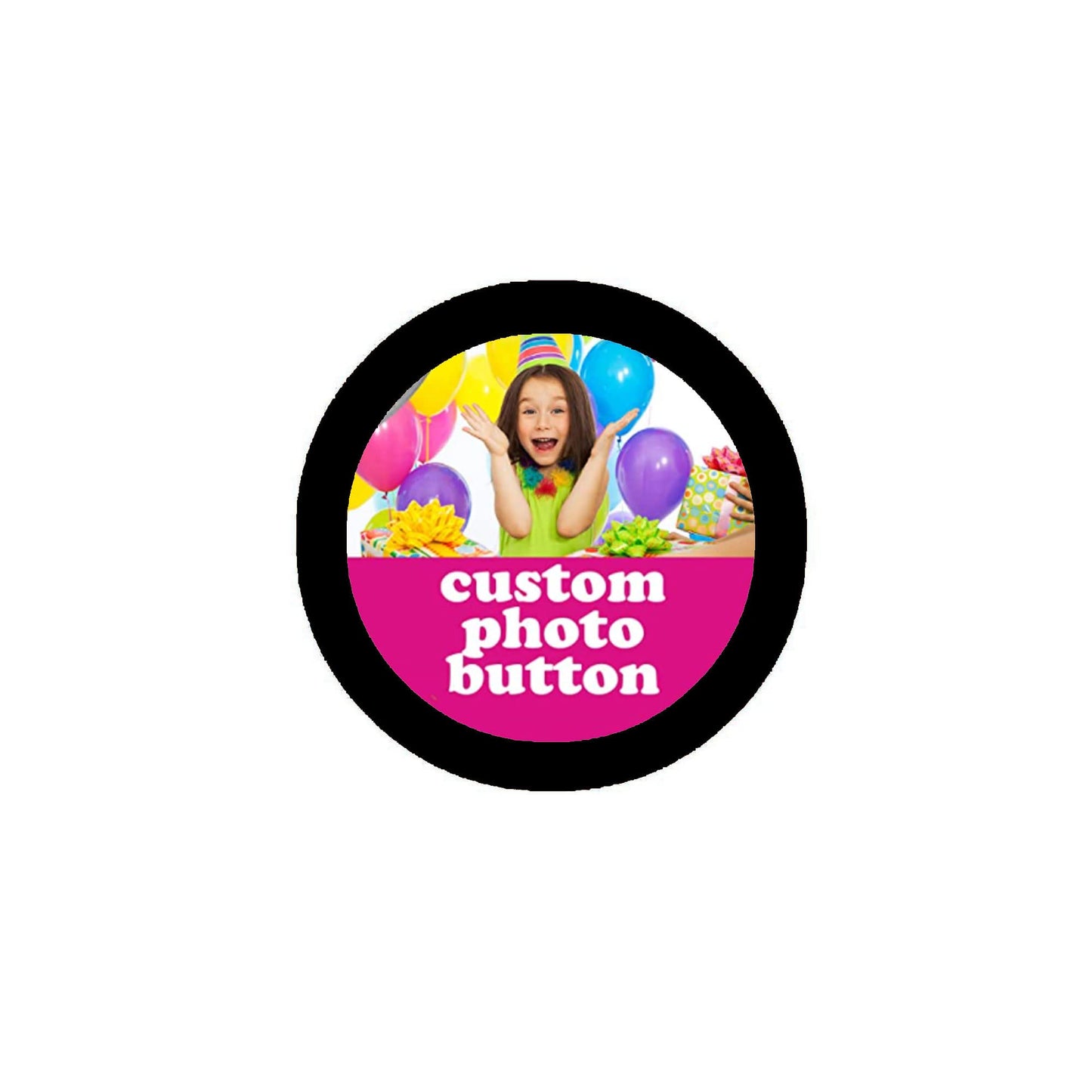 Create your Own Custom Pin-back Badge _ Set of 12 Pcs