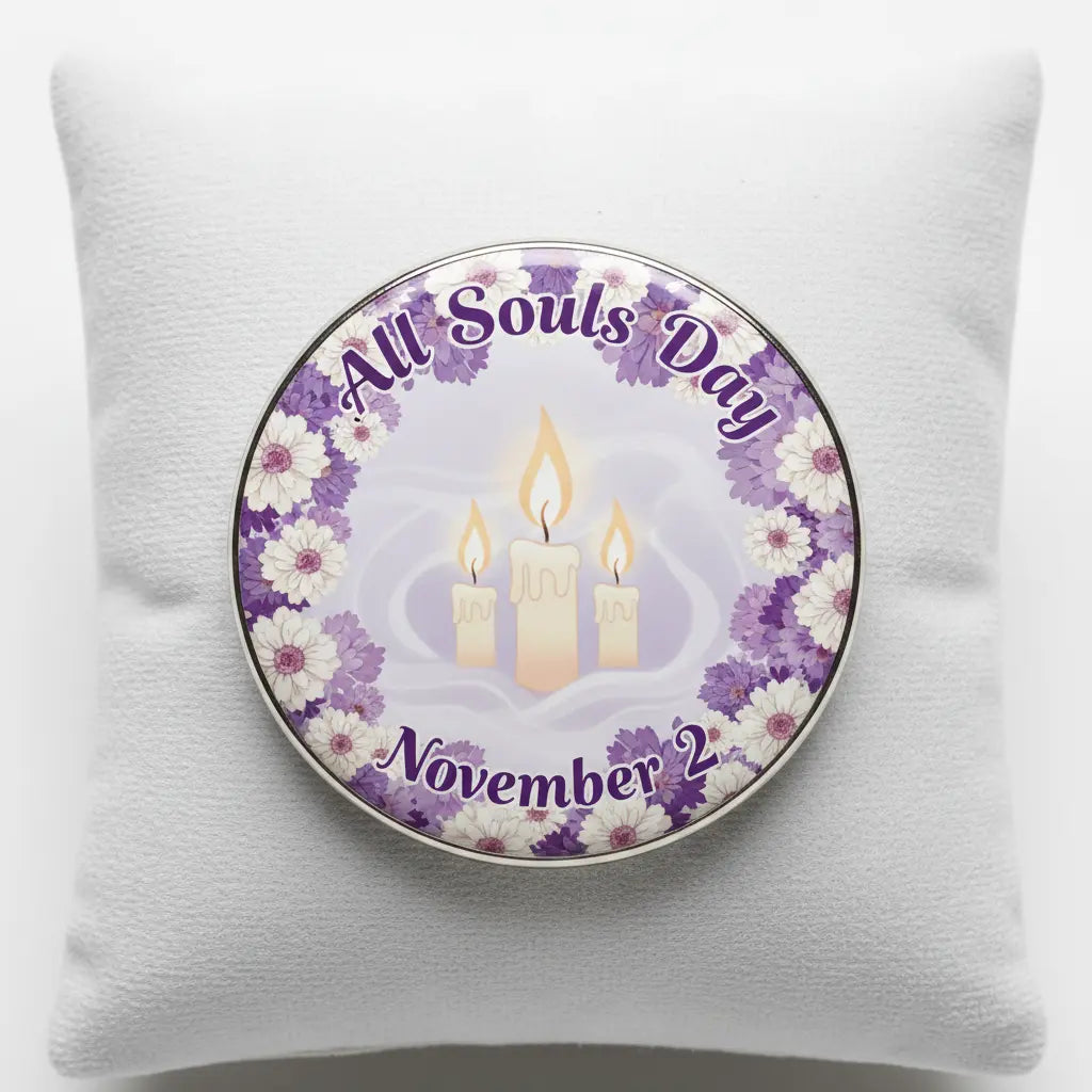 All Souls Day (November 2) Pinback 2.25-inch