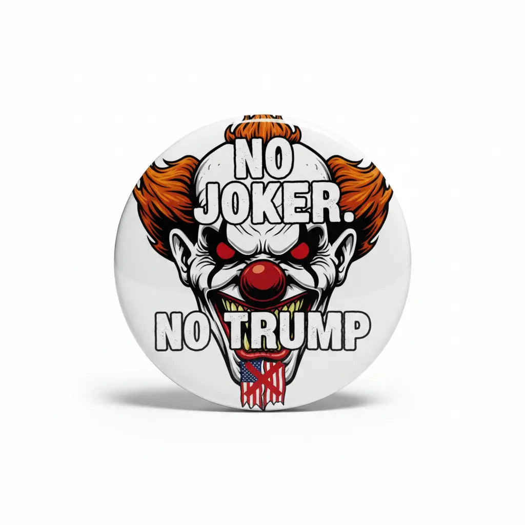 Anti Trump No Joke Pinback 2.25-inch