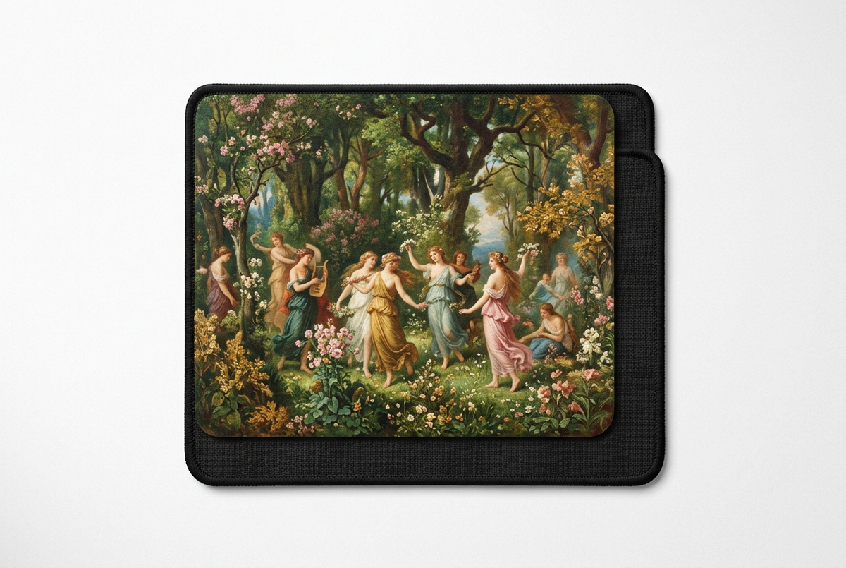 Arnold Böcklin Spring Awakening Mousepad