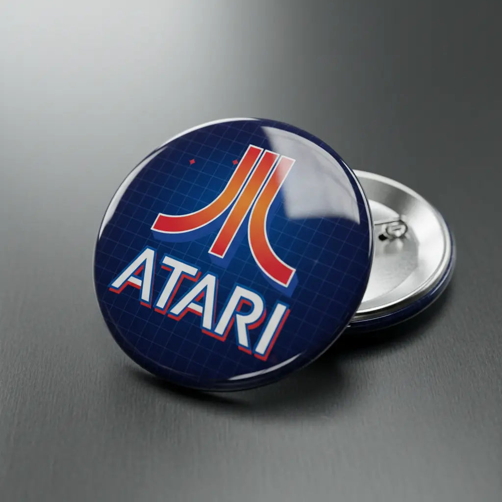 Atari button Pinback 2.25-inch