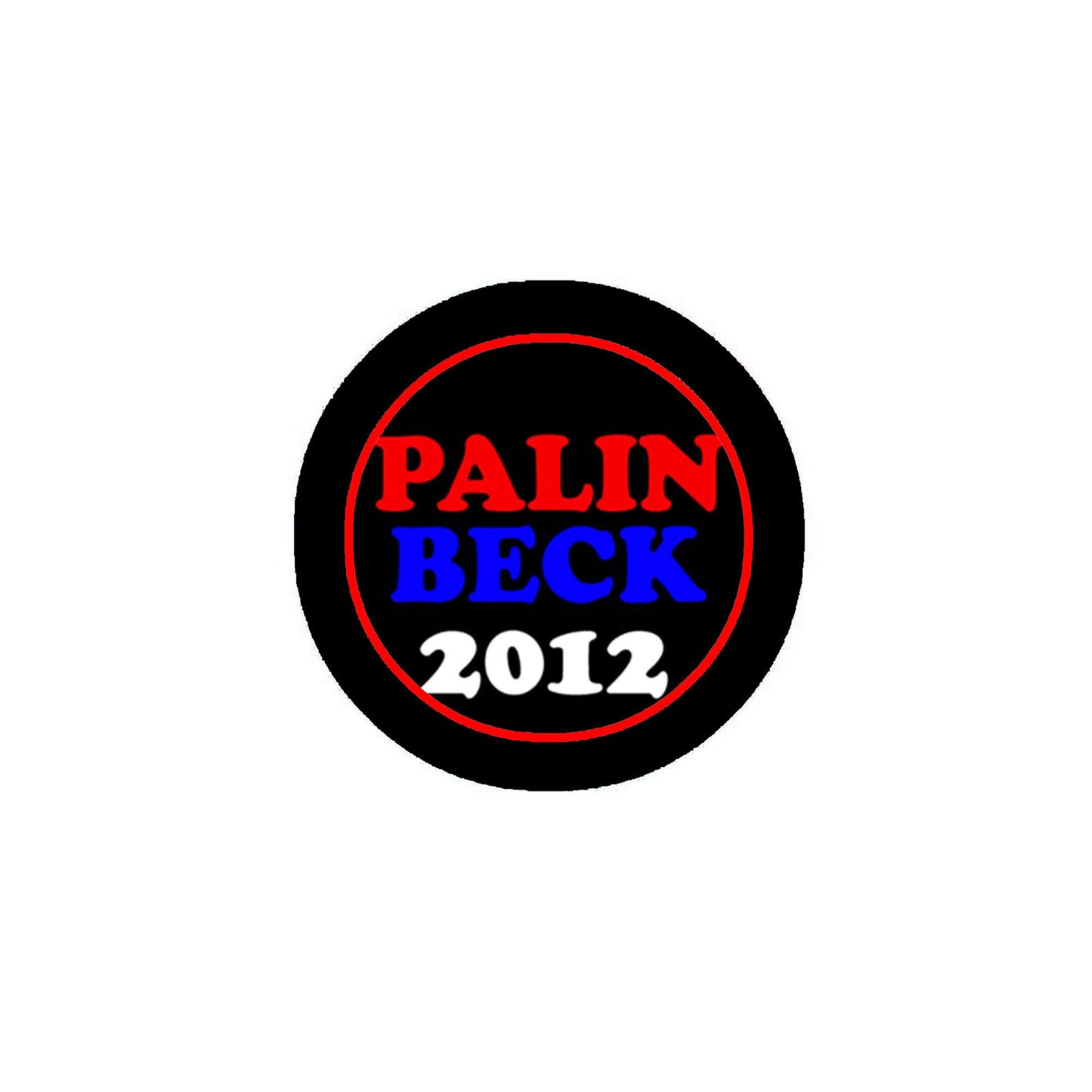 2.25" Palin Beck 2012 Pinback for Jackets, Backpacks, etc. Please