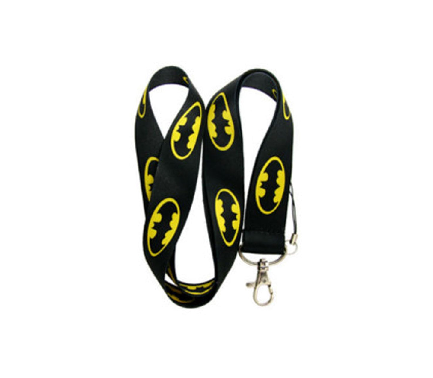 Man Lanyard Keychain Holder Yellow Black Default Title