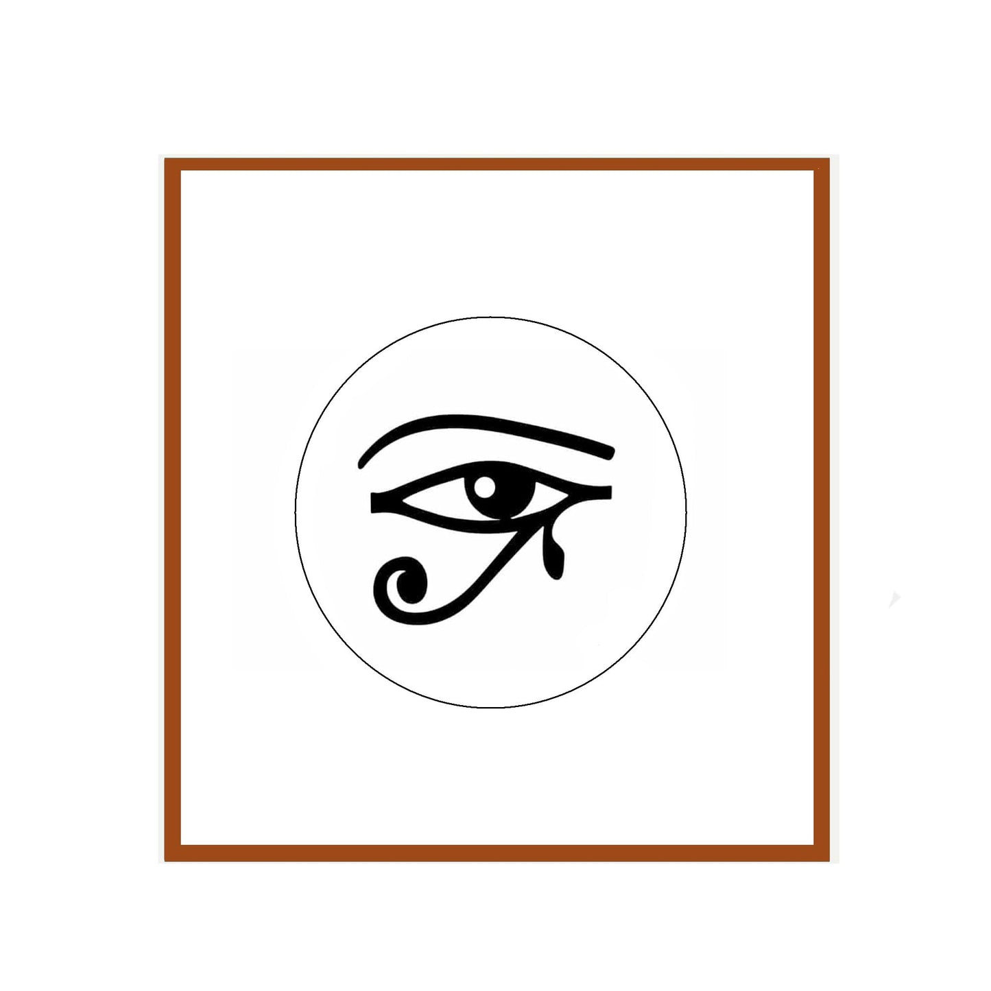 Eye of Ra Symbol Badge Reels Cute Felt Retractable Badge Reels 1.45-inch