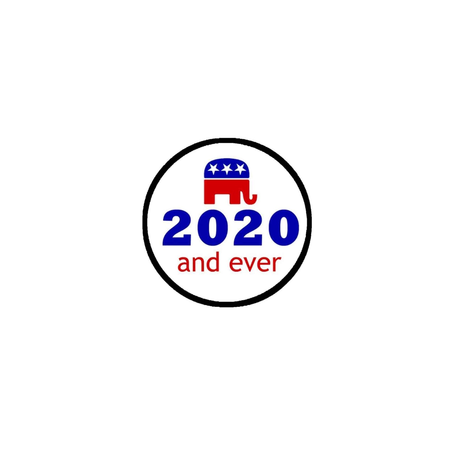 12 Pcs Republican 2020 and ever Pinback 2.25-inch Default Title