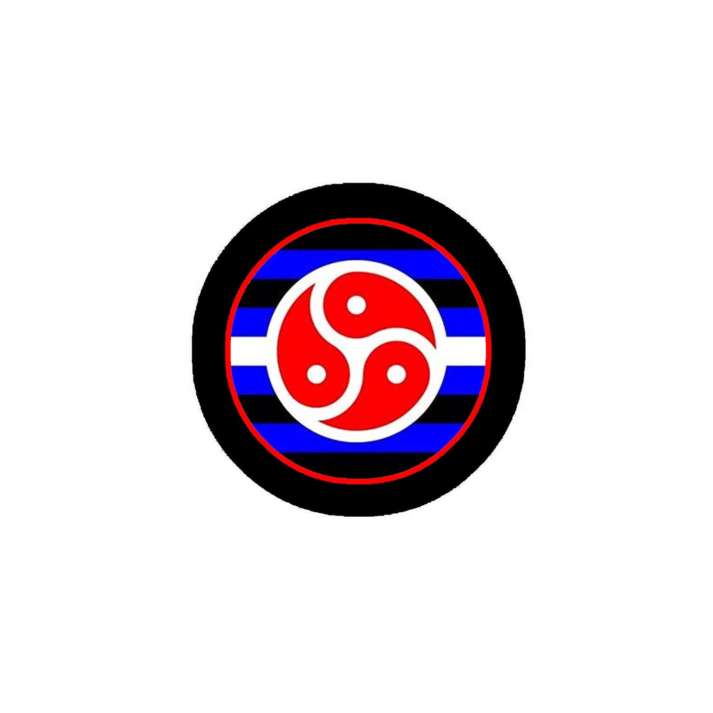 BDSM Pride Flag 2.25" Pinback 2.25"