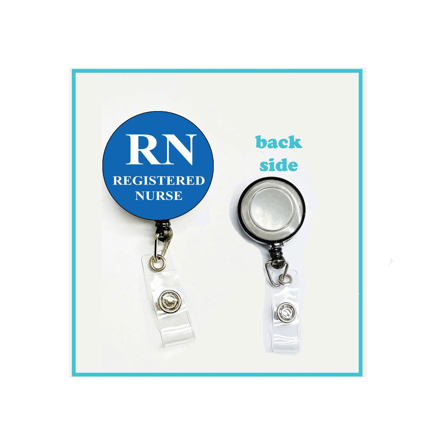 BSRN Badge Reels Cute Felt Retractable Badge Reels Themed Badge Holders Gift for Nurses Doctors ID Badges Name Cards Lanyards Holidays 1.45" Full
