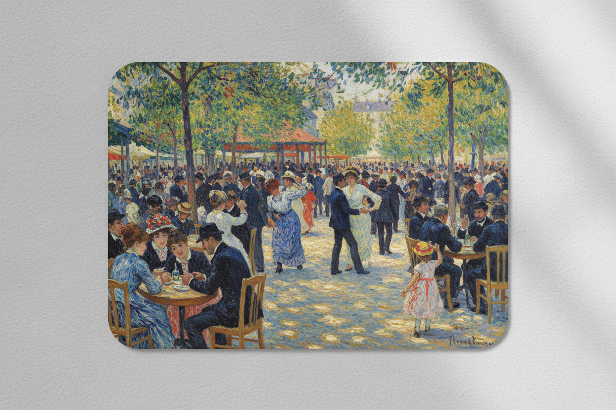Bal du moulin de la Galette Mousepad