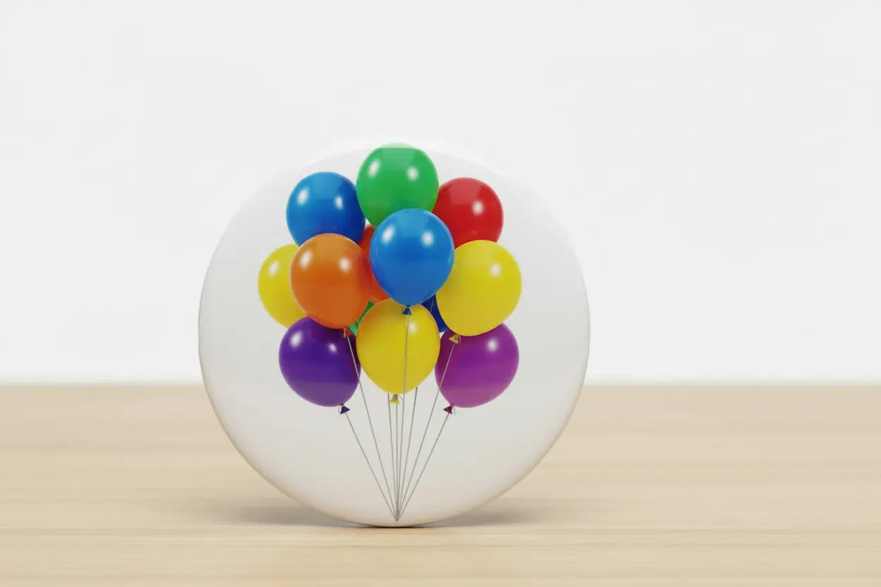 Balloons Pinback 2.25-inch