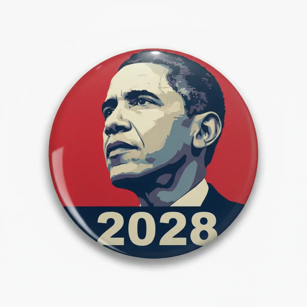 Barack Obama 2028 Pinback 2.25-inch