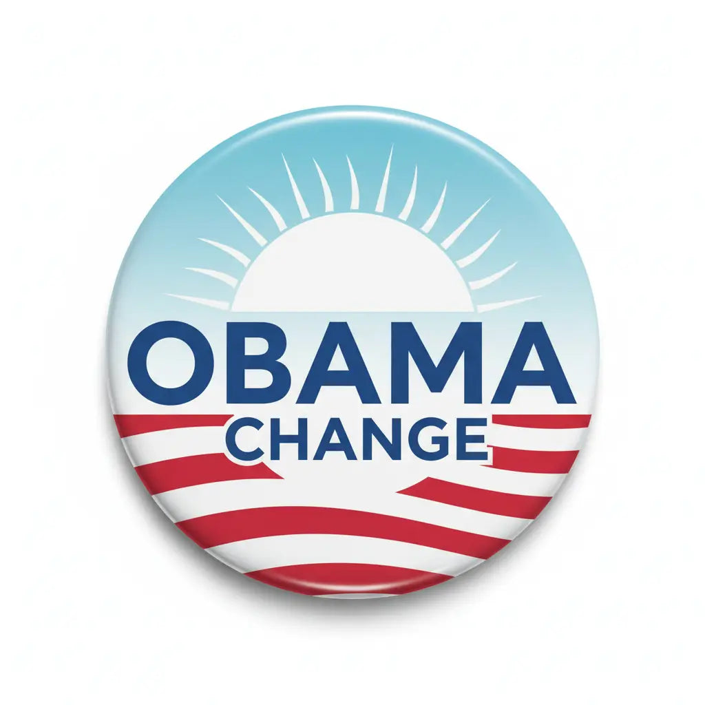 Barack Obama LogoPinback 2.25-inch