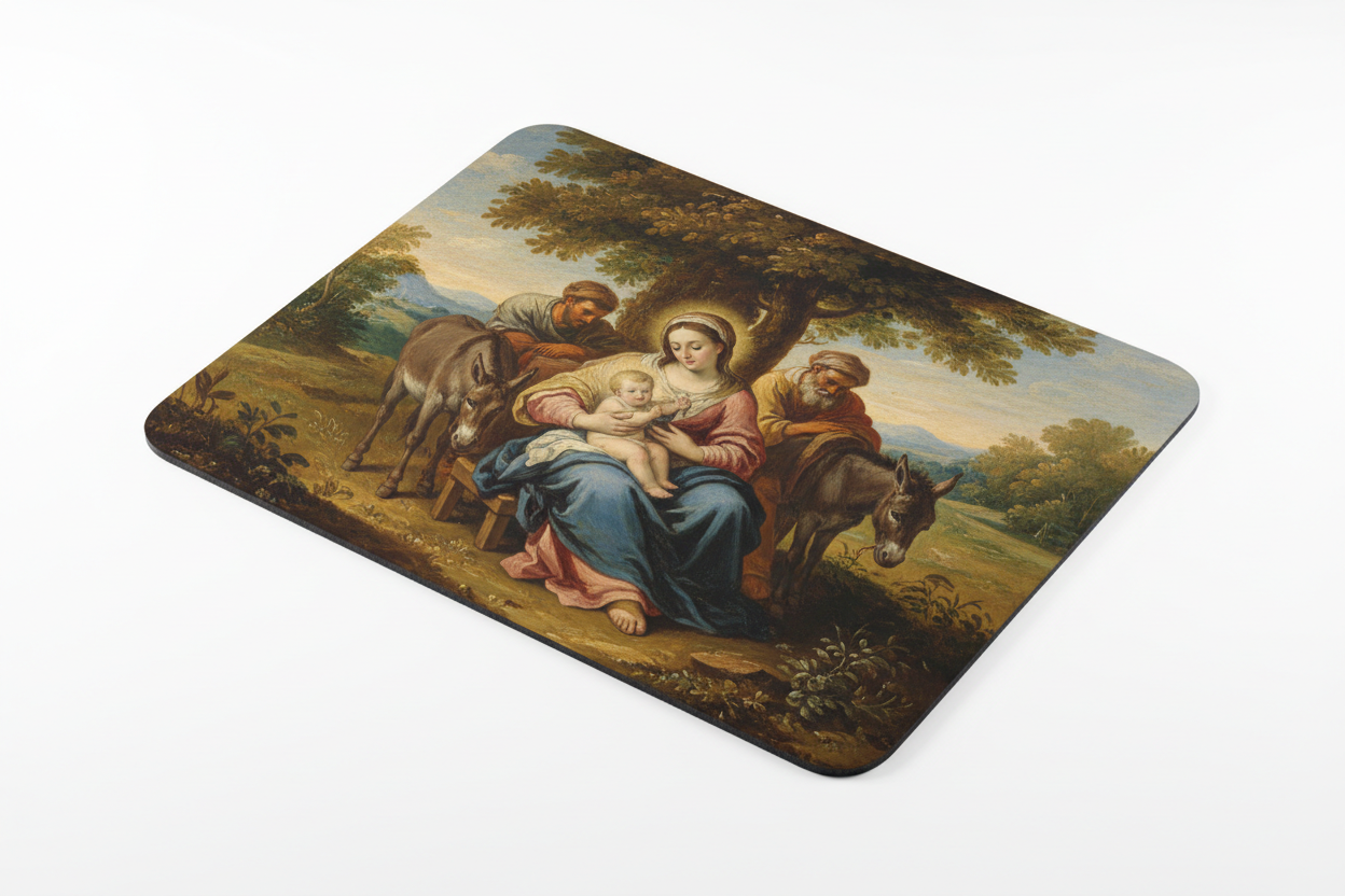 Bartolomé Esteban Murillo Rest on the Flight into Egypt Mousepad