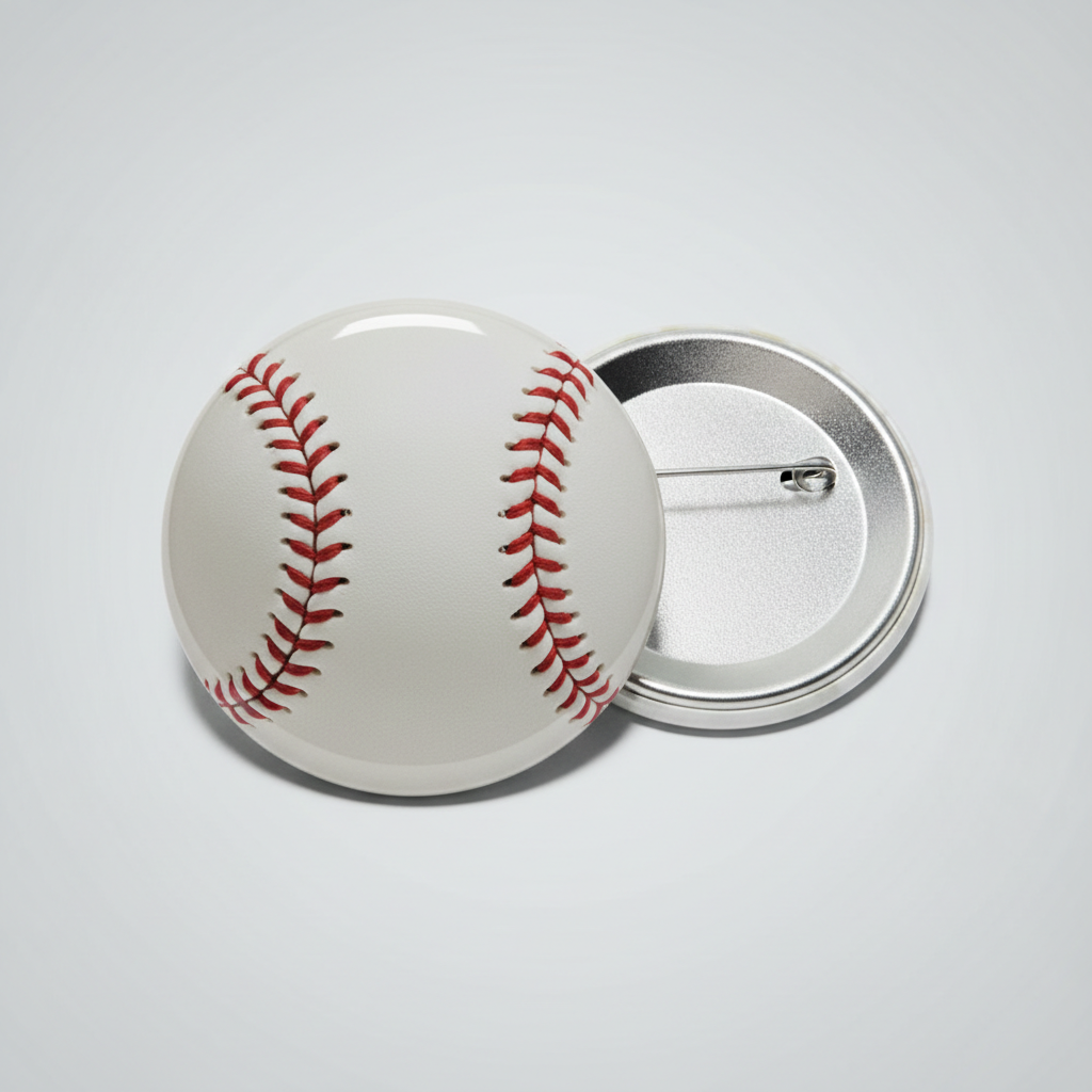 Baseball Pinback 2.25-inch