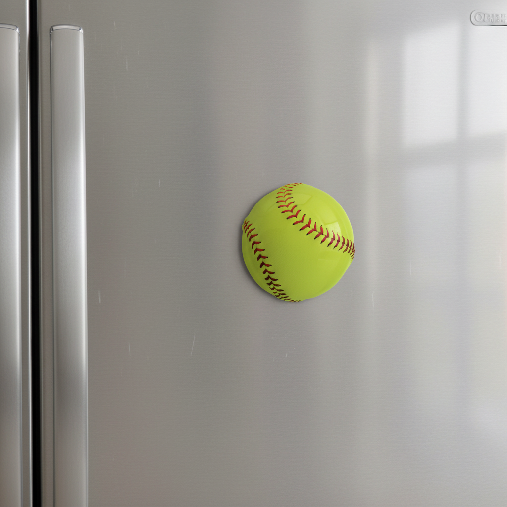 Ball Baseball Magnet 2.25-inch