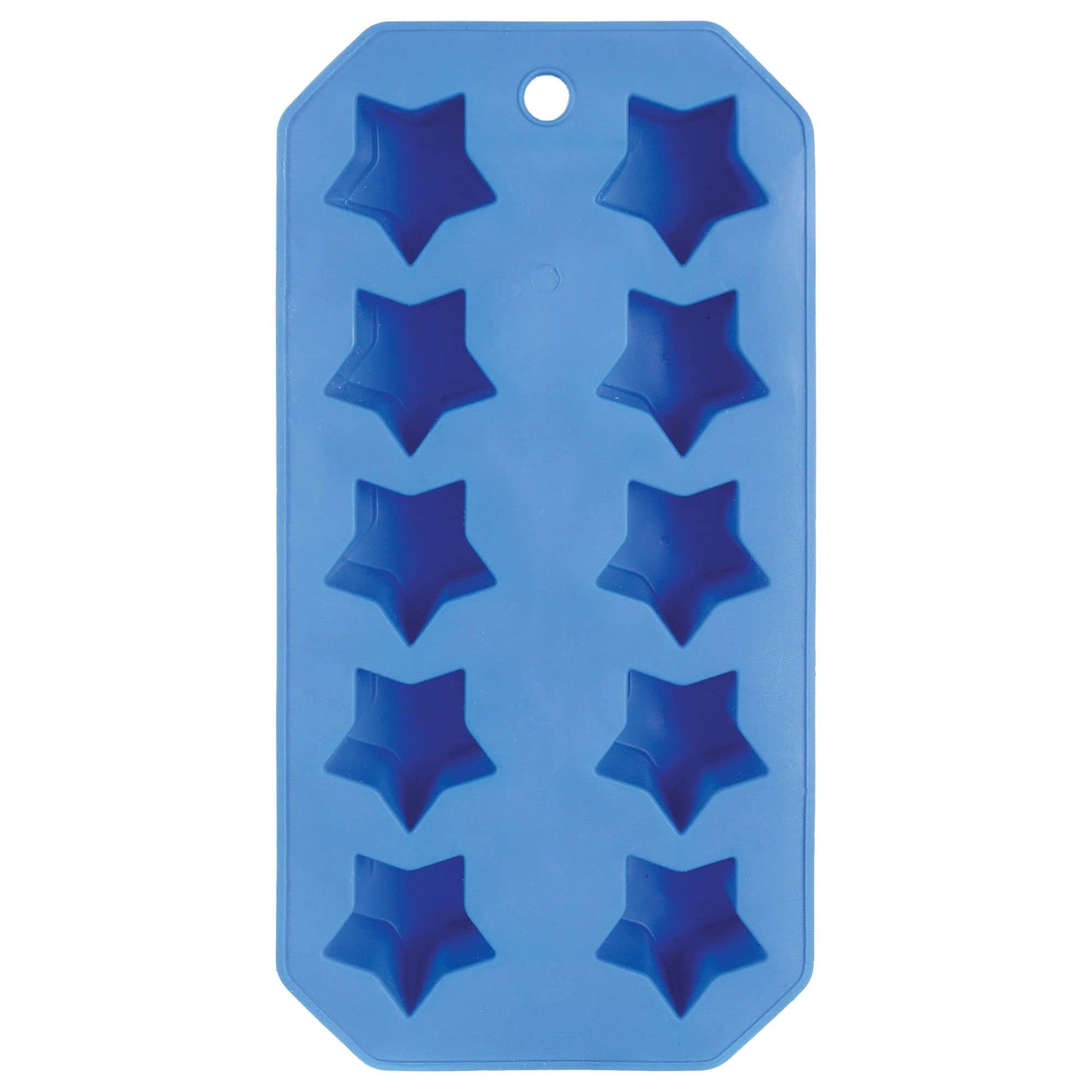 6.5 Oz Patriotic Star Shaped Ice Cube Molds Tray (Pack of 2) Perfect For Ice Cubes, Chocolate Melt Molds & Candy Melt Molds, 4th of July Fun Decor for family