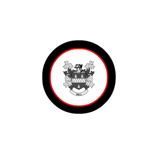 Bell Family Crest 3" Coat of Arms Pinback
