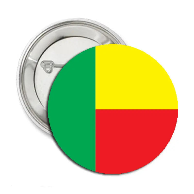 Benin Pinback 2.25-inch Country Flag Button