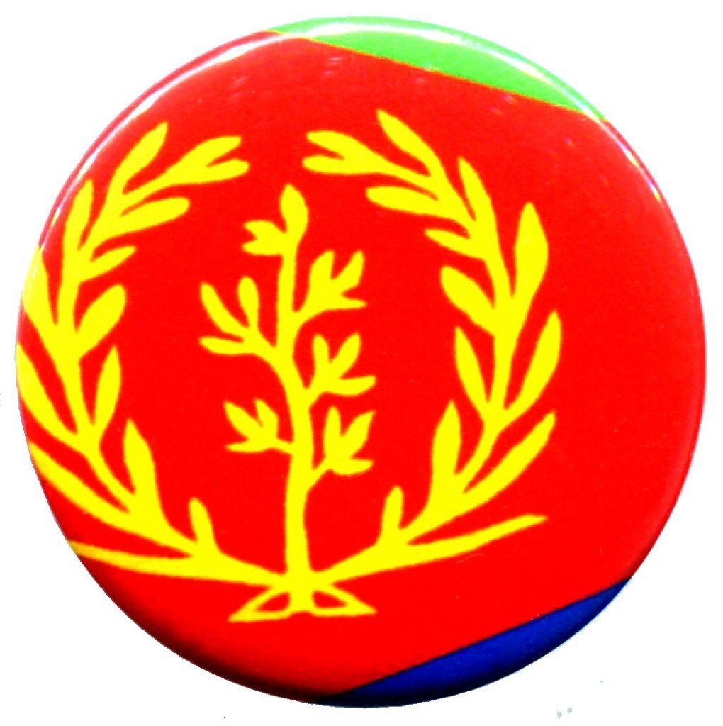 Eritrea Flag Eritrean Pinback 2.25-inch Default Title