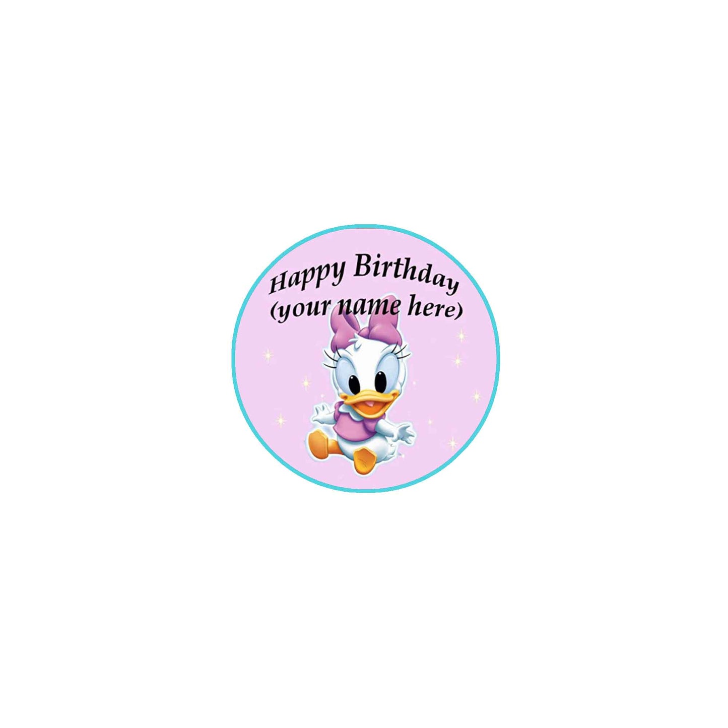 12 pcs Customized Happy Birthday Pinback 2.25"