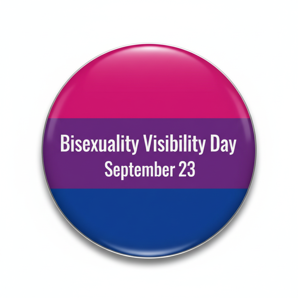 Bisexuality Visibility Day (September 23) Pinback 2.25-inch