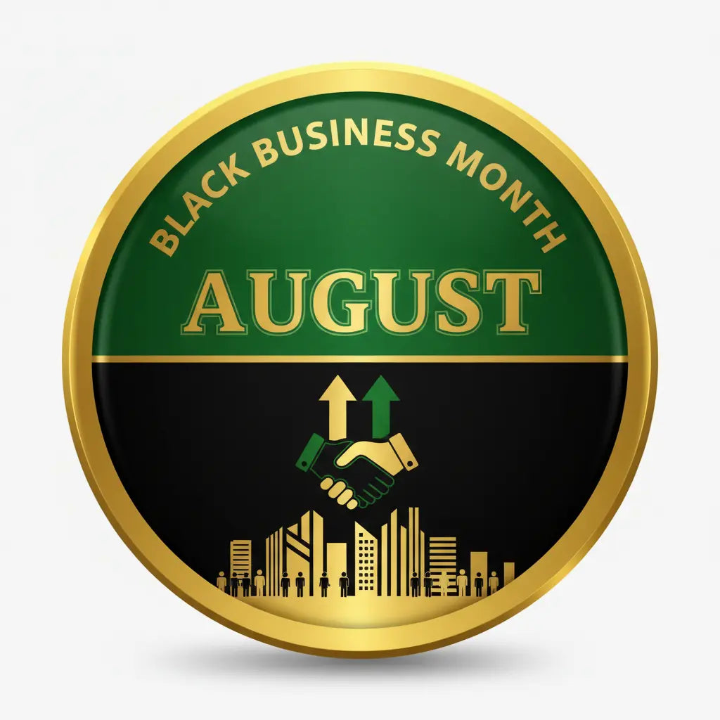 Black Business Month (August) Pinback 2.25-inch