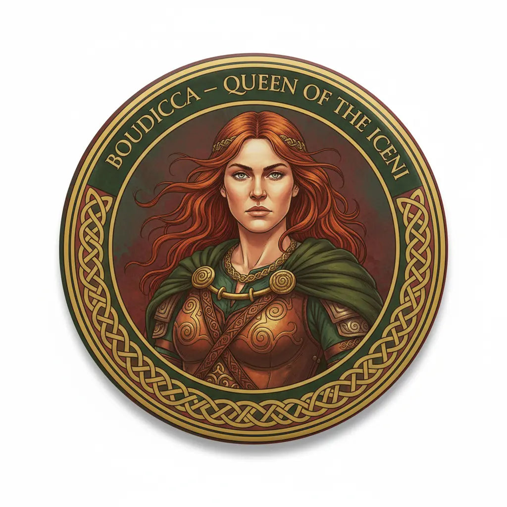 Boudicca Queen British Iceni tribe Pinback 2.25-inch