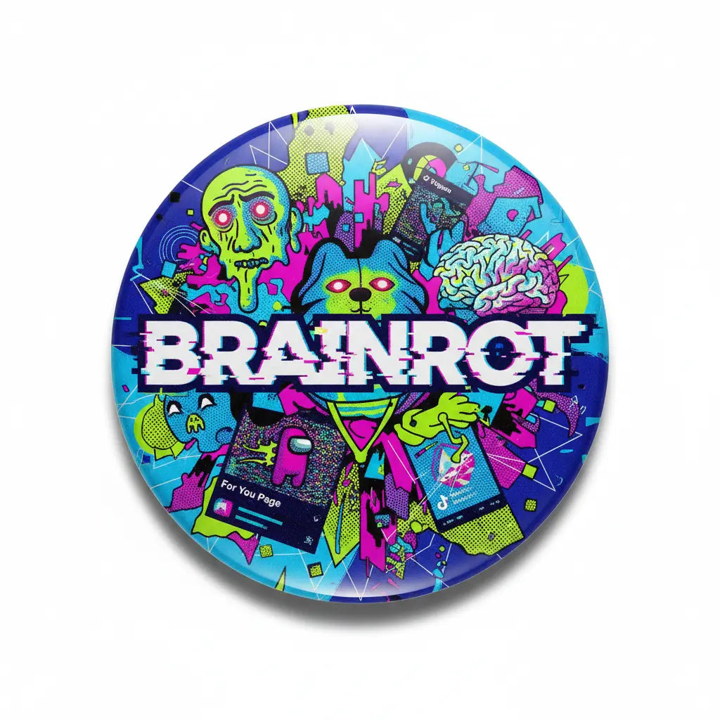 Brainrot Pinback 2.25-inch