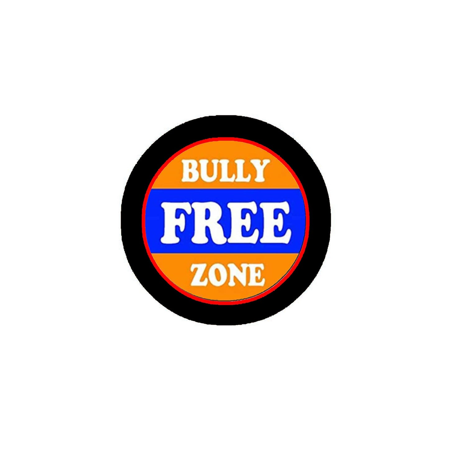 Bully Free Zone Pinback 1.25"