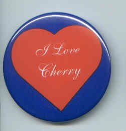 5 I Love Cherry Pins/ Buttons/ Pinbacks/ Badges
