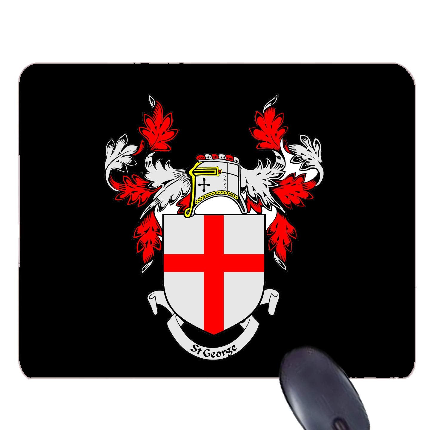 St George 1 Family Crest Coat of Arms Mousepad Default Title