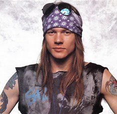 Axl Rose is my Hero 1.25" Pinback Button Pin Music Rock Band Fan