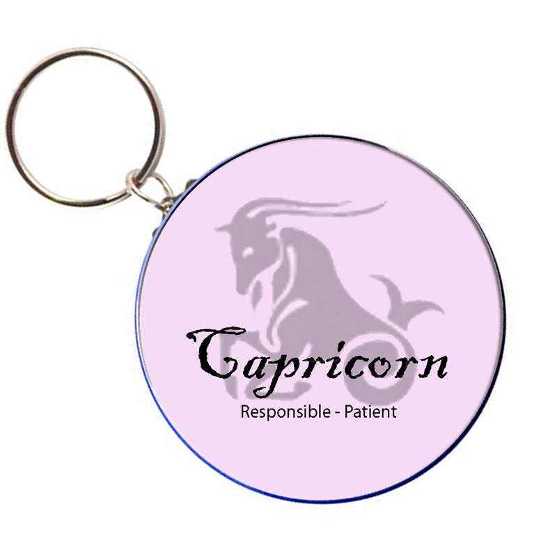 Zodiac Capricorn Bottle Opener keychain 2.25"