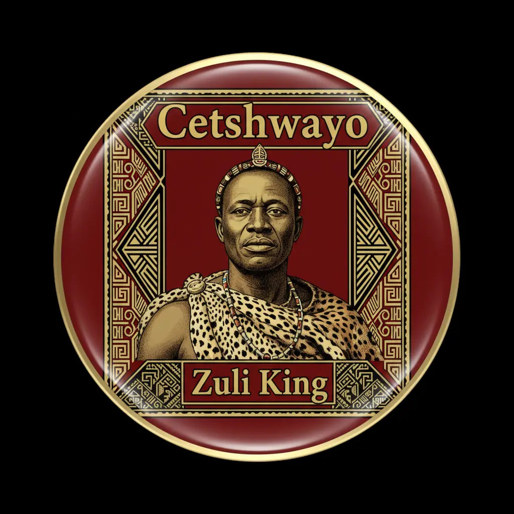 Cetshwayo Zulus King Pinback 2.25-inch