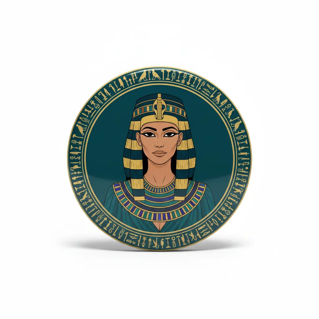 Cleopatra Queen Ptolemaic Egypt Pinback 2.25-inch