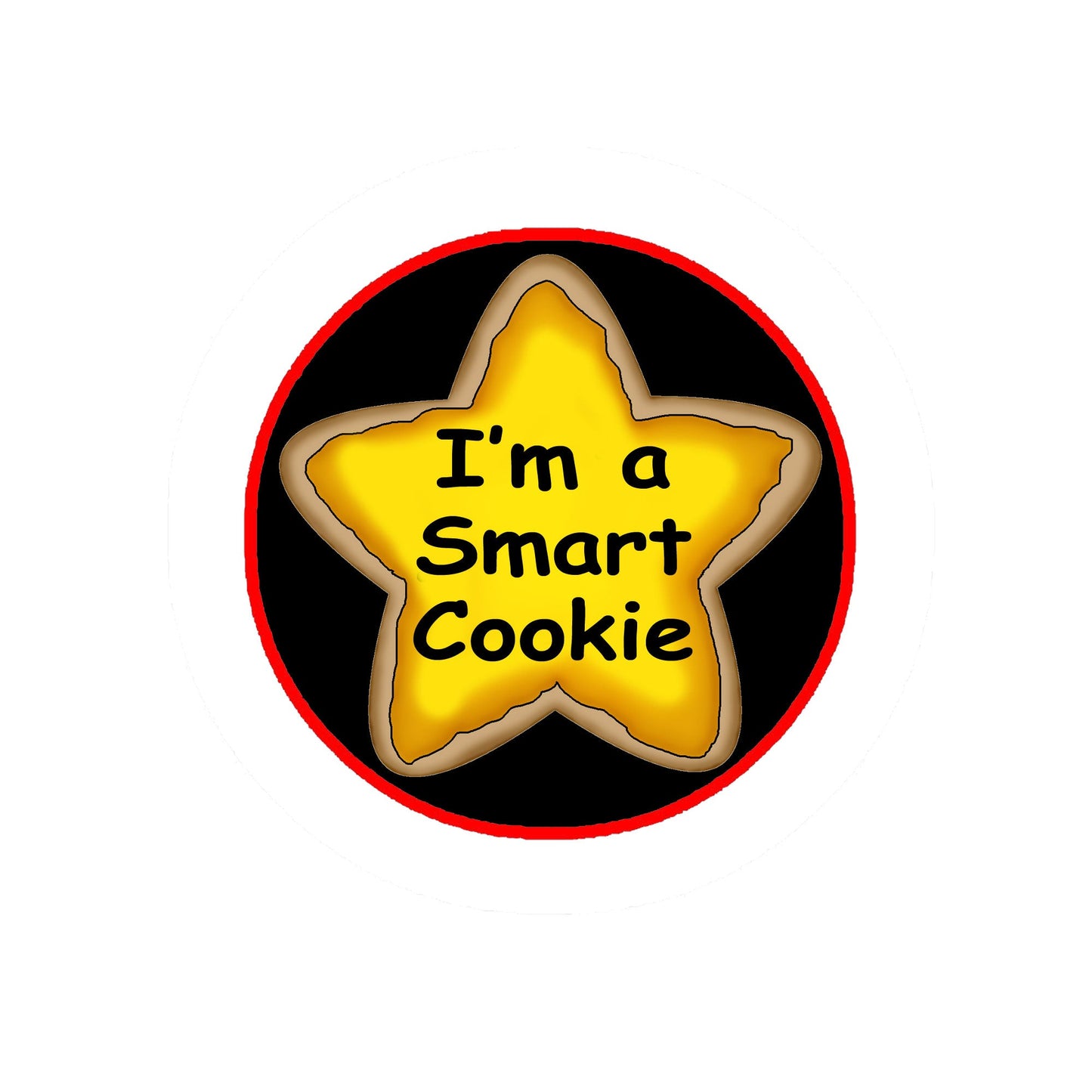 Soy una galleta inteligente Pinback 2.25"