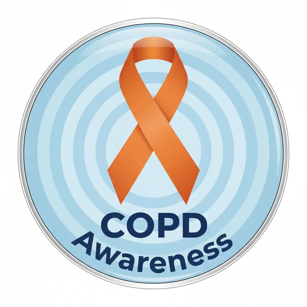 COPD Awareness Pinback 2.25-inch