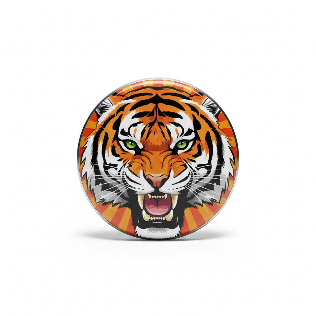 Custom Tiger Pinback 2.25-inch