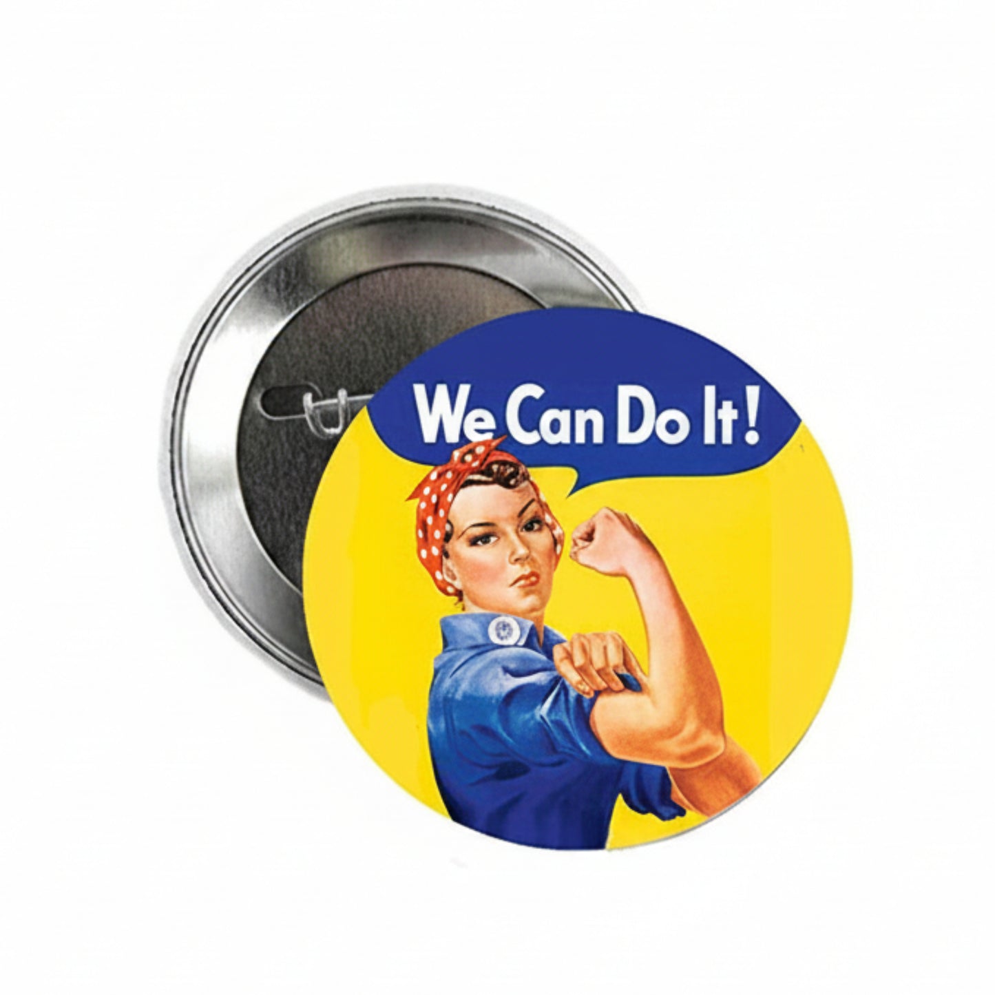 We Can Do it Rosie Riveter Pinback 2.25-inch Default Title