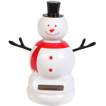 Solar Powered Dancing Snowman does not need batteries Default Title