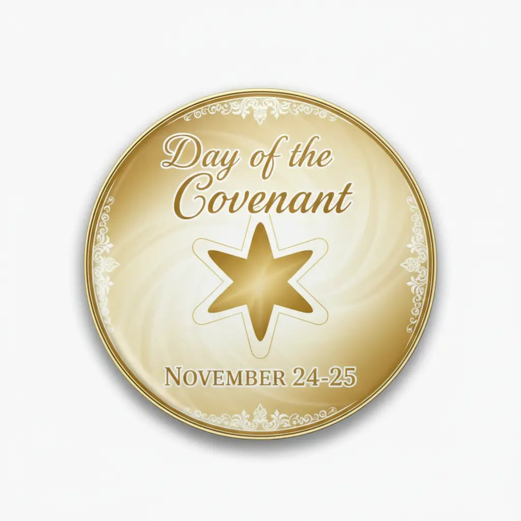 Day of the Covenant (November 24-25) Pinback 2.25-inch